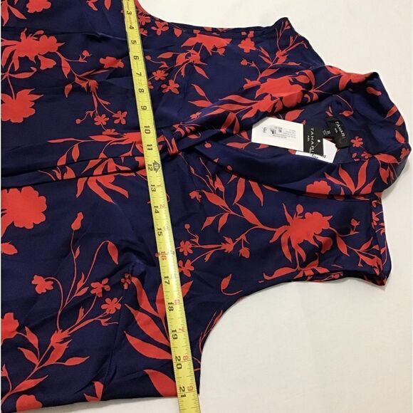 TAHARI ASL Sleeveless Sailor-Neck Top New Size XL - Picture 9 of 10